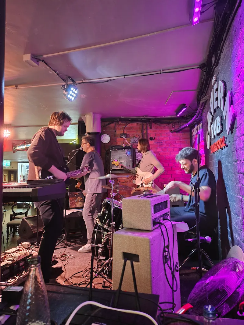 Playing live in Liverpool 2025